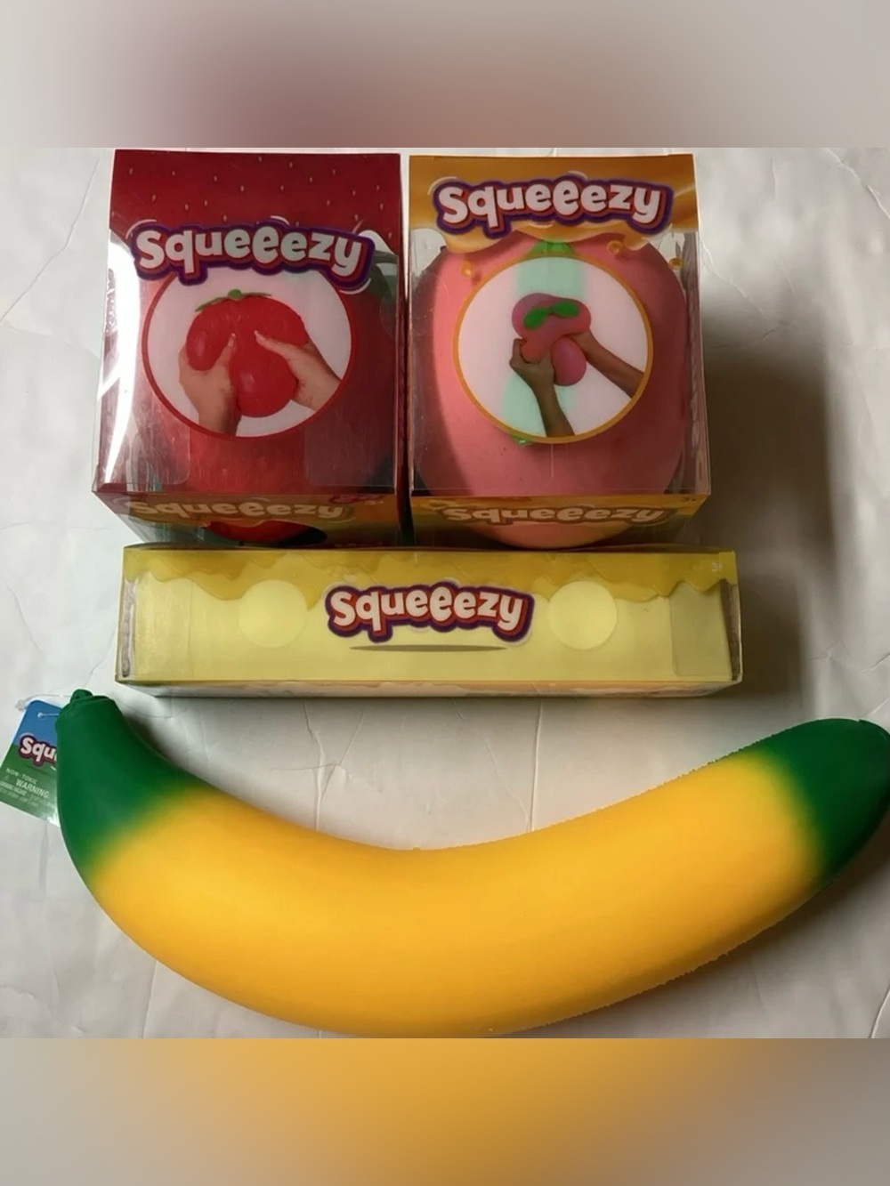 FOUR/ Sunny Days Squeezy bundle/ Butter, peach, strawberry and banana